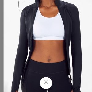 Luciana Solid Seamless L/S Zip Up